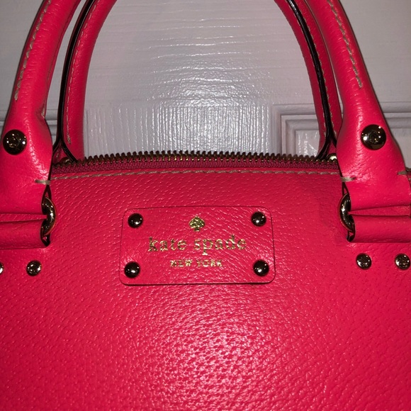 HOT CORAL PINK Kate Spade Cameron Street Satchel
